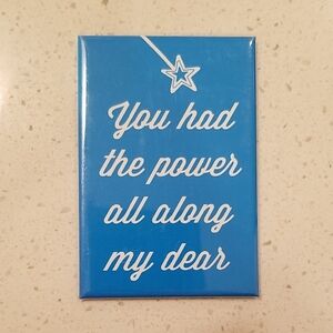 Blue Motivational Star Magnet